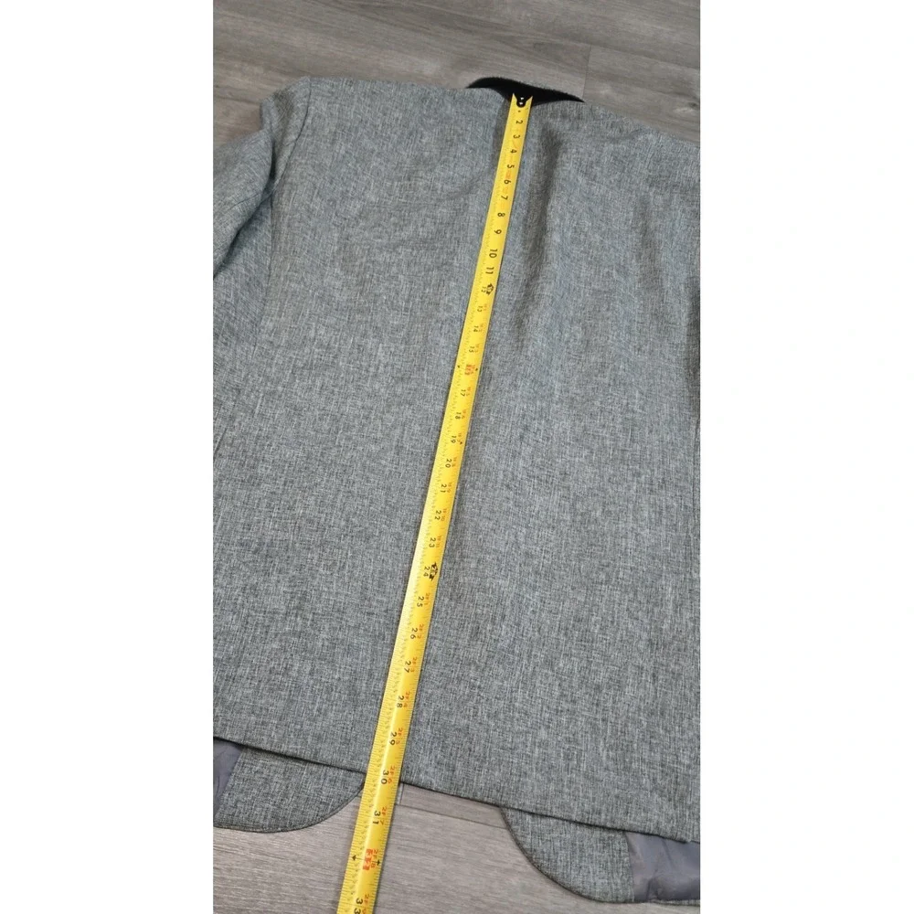 Coofandy Men's 1-Button Sports Coat Blazer Jacket Gray Size 3XL Pockets - Picture 4 of 14
